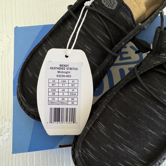 HeyDude Women's Wendy Heathered Stretch Midnight - Picture 4 of 6